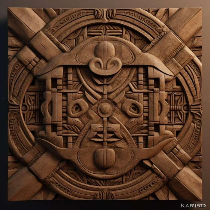 Patterns and decorations (Kairo 1, PATTERN_2053) 3D models for cnc